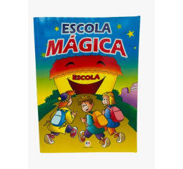 Livro Escola Mágica – Livro Mágico Infantil que Aparece, Colore e Desaparecem os Desenhos